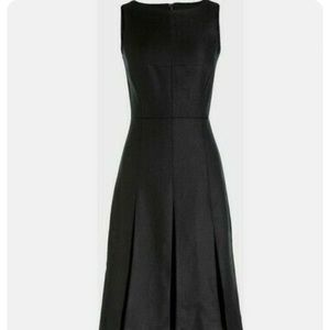 NWT J. Crew Black Linen Dress, sz 2